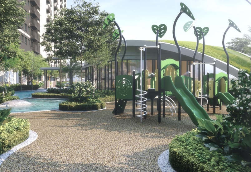 Swimming Pool with playground